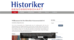 Desktop Screenshot of historikergenossenschaft.de