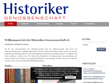 Tablet Screenshot of historikergenossenschaft.de